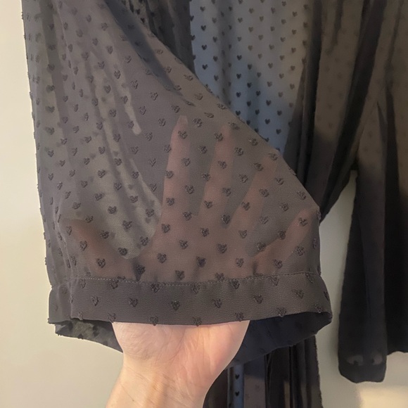 Sheer dotted robe - Picture 4 of 4